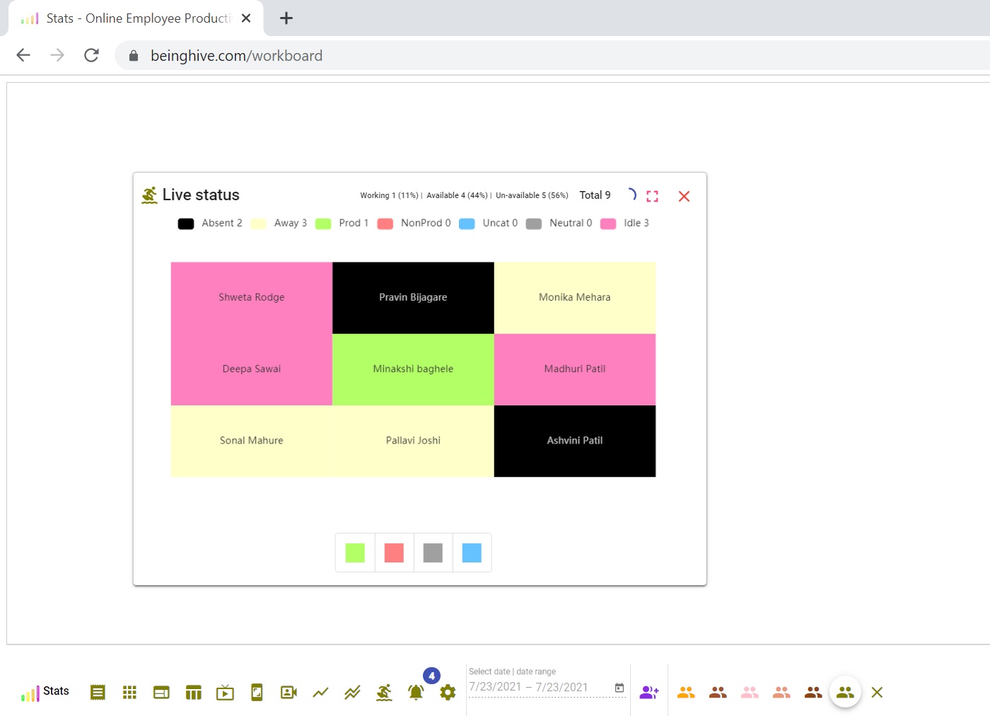 screenshot of Employee Monitoring Software